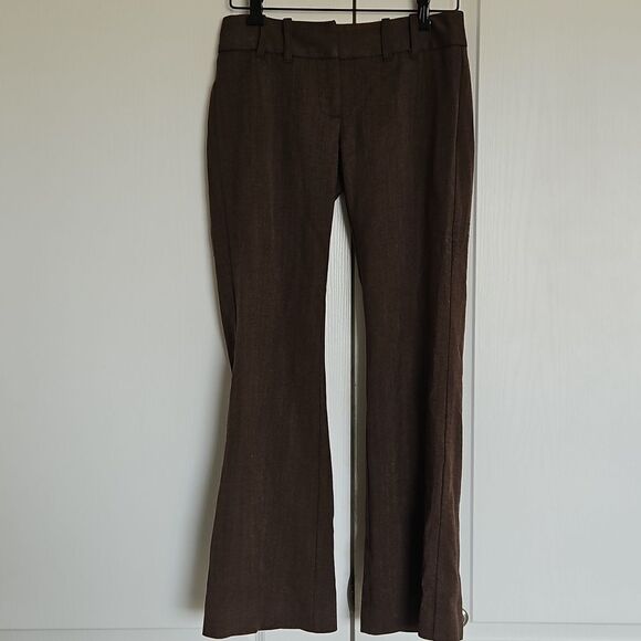 Jacob Women's Cropped Ankle Wide-Leg Pants Brown 0 - Picture 5 of 16